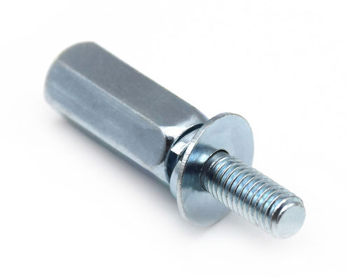 M6 Hexagon Prism Bolt And  PA Rectangle Nut For Elevator Car Wall