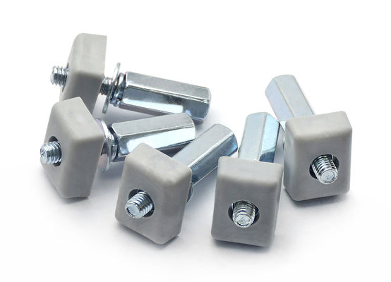 M6 Hexagon Prism Bolt And  PA Rectangle Nut For Elevator Car Wall