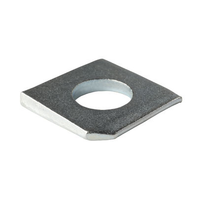 DIN435 DIN434 Q235 Square Beveled / Taper Washers Widely For Building Industry