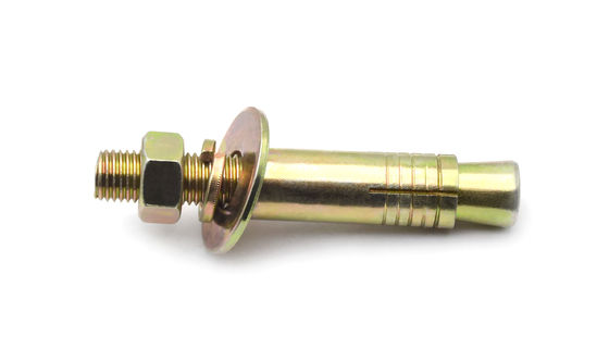 Carbon Steel Expansion Elevator Anchor Bolt Yellow Galvanization Sleeve Anchor Bolt