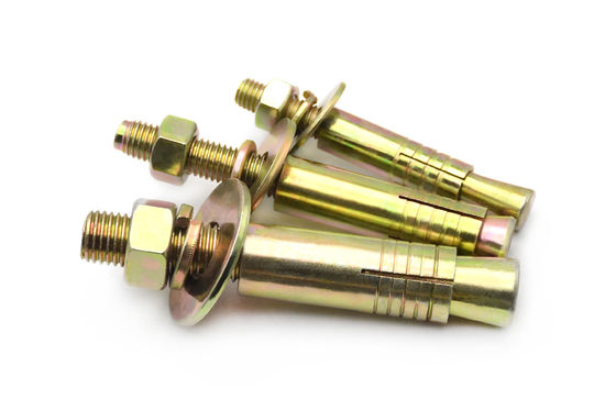 Carbon Steel Expansion Elevator Anchor Bolt Yellow Galvanization Sleeve Anchor Bolt