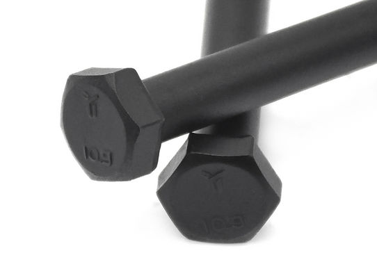 35K Carbon Steel DIN 931 Bolts Half Threaded Black Oxide Quenching M8 - M30 Class 8.8