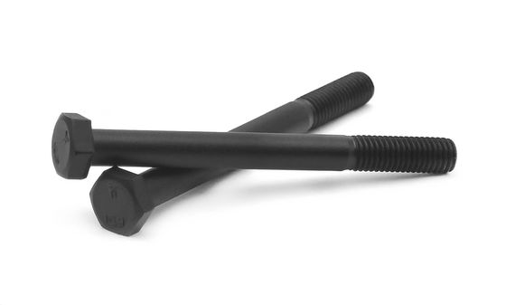ISO 4014 UNI 5735 Hexagon Head Half Threaded Bolts Black Oxide Quenching M8 - M30