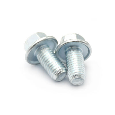 YJT 1047 Hex Head Bolts Grade 8.8 With Flange Waterproof Carbon Steel Galvanized