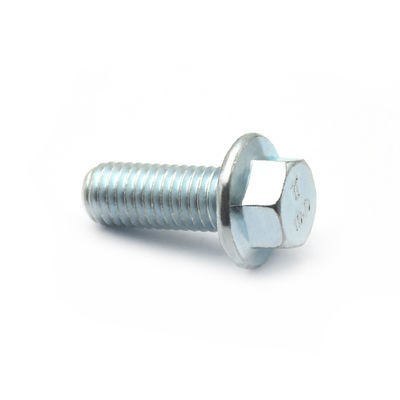 Grade 10.9 Zinc Plated Hex Head Bolts With Flange Waterproof For Barn Construction