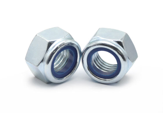 DIN985 Hexagon Nylon Insert Lock Nut Carbon Steel Galvanization