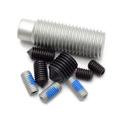 High Strength Grub Screw Fasteners DIN914 DIN913 Steel Hex Socket Cone Point Set Screw