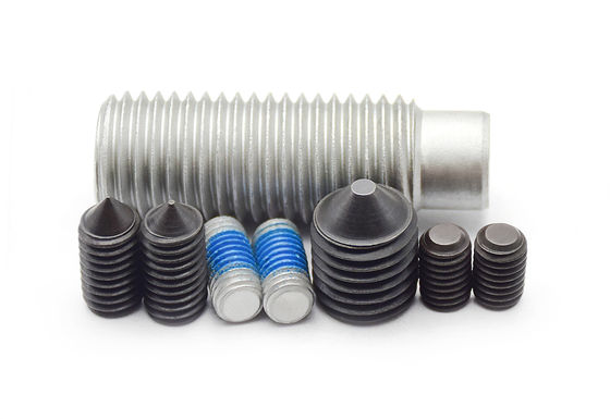High Strength Grub Screw Fasteners DIN914 DIN913 Steel Hex Socket Cone Point Set Screw
