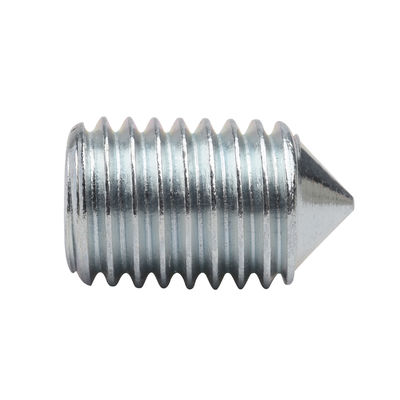 High Strength Grub Screw Fasteners DIN914 DIN913 Steel Hex Socket Cone Point Set Screw