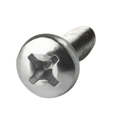 DIN7500 CE Carbon / Stainless Steel Taptite Screws Cross Recessed Pan Head Thread Rolling Screws