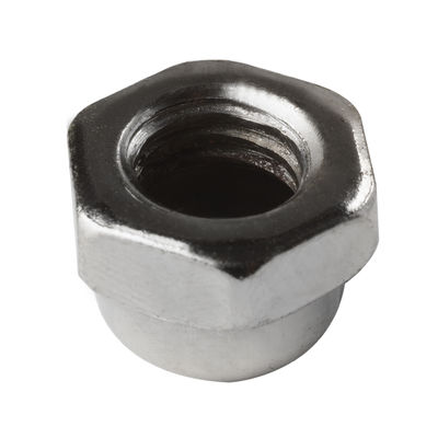 DIN1587 Hexagon Domed Cap Nuts SUS304 Plain / Dacromet / Chrome Plated Class 4