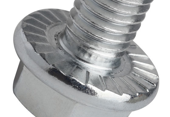 Hex Head Flange Industrial Bolt DIN6921 EN 1665 With Serration Class 8.8 / 10.9