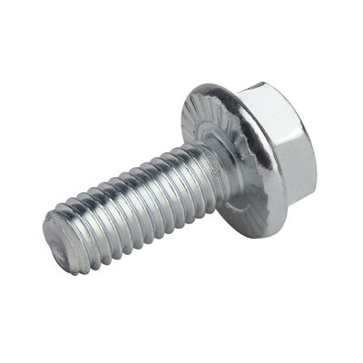Hex Head Flange Industrial Bolt DIN6921 EN 1665 With Serration Class 8.8 / 10.9