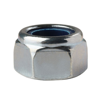 DIN985 Prevailing Torque Hexagon Thin Nuts With Non Metallic Insert Class 4 5 8