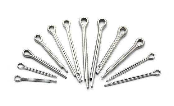 DIN94 EN ISO 1234 SUS304 Carbon Steel Split Pins Plain / Galvanization