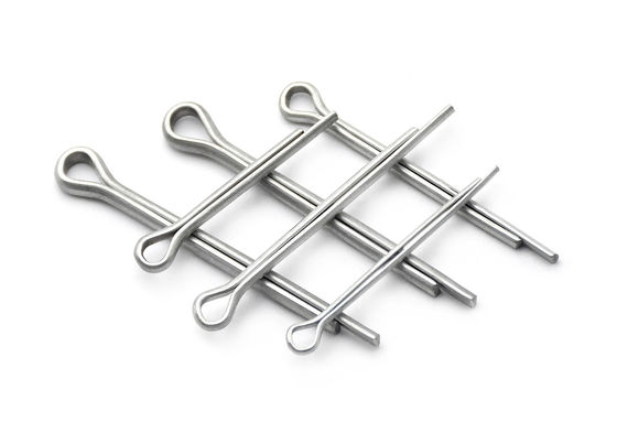 DIN94 EN ISO 1234 SUS304 Carbon Steel Split Pins Plain / Galvanization