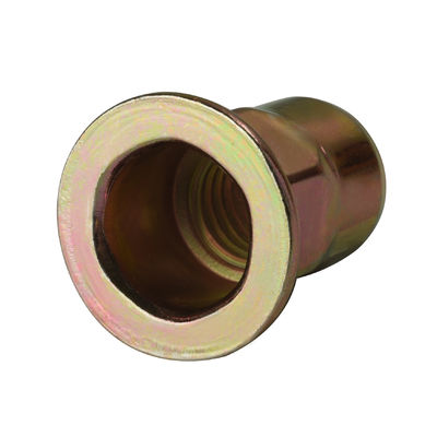 Plain Zinc Plated Hexagon Rivets Nut Flat Head Stainless Steel SUS304 ML08AL