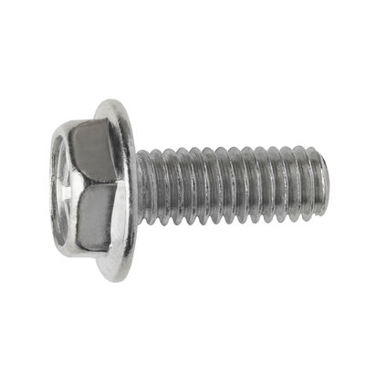 Hexagon Head Tapping Screw Fasteners ISO 10509 Cross Groove Flange Carbon Steel