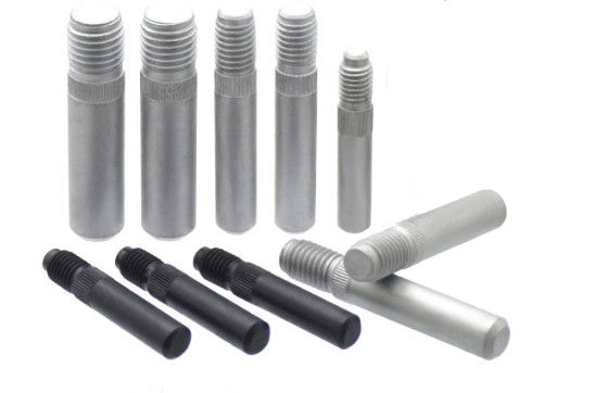 DIN7977 ISO8737 EN 28737 Carbon Steel Taper Pins With External Thread Blacked Dacromet