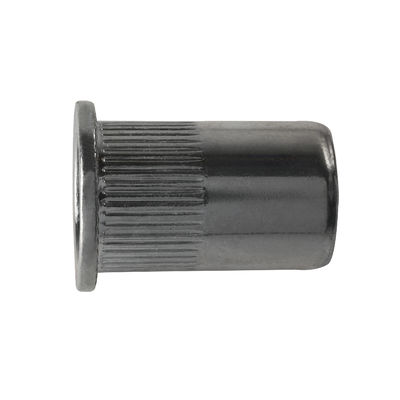 Flat Head Rivets Nut With Vertical Grain ML08AL Zinc Plated Cold Heading Steel